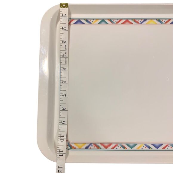 Villeroy & Boch Italy Melamine Southwest Design Trim Serving Tray 11.5x 18.5 - Picture 7 of 7